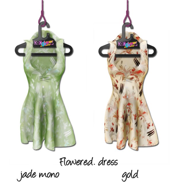 Flowered-dresses-jade-und-gold