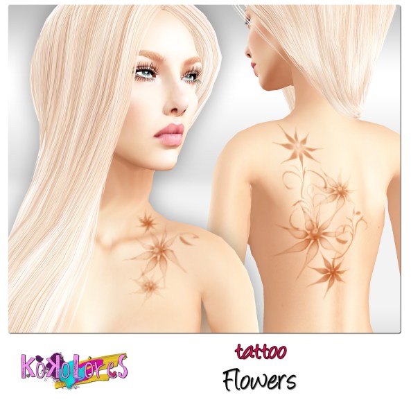 [KoKoLoReS]-tattoo---Flowers