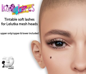 [KoKoLoReS] Tintable soft lashes Lelutka